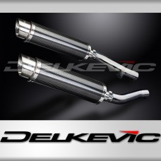 YAMAHA XJR1300 2004-2006 Echappement Silencieux 350mm Rond Carbone