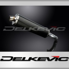 YAMAHA FAZER 8 2010-2015 Echappement Silencieux 450mm Ovale Carbone