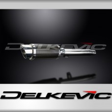 YAMAHA SR500 1978-1999 Echappement Silencieux 200mm Rond Carbone PISTE