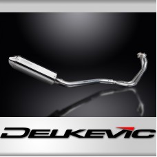 YAMAHA TDM850 1991-2001 Echappement Complet 2-1 Silencieux 320mm Tri-Ovale Inox