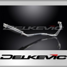 YAMAHA TDM850 1992-2001 Echappement Complet 2-1 Silencieux 350mm Rond Carbone