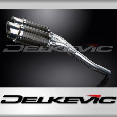 YAMAHA FZ6 N/S 04-10 Echappement Silencieux SousSiège 200mm Rond Carbone PISTE