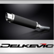 HONDA CBF600N CBF600S 2004-2007 Echappement Silencieux 350mm Rond Carbone