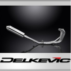 HONDA CBR600F 1991-1998 Echappement Complet 4-1 Silencieux 320mm Tri-Ovale Inox