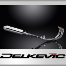 HONDA CBR600F 1999-2000 Echappement Complet 4-1 Silencieux 320mm Tri-Ovale Inox