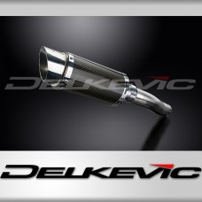 HONDA CBR600F 11-13 ABS Echappement HAUT Silencieux 200mm Rond Carbone PISTE