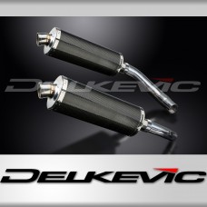 YAMAHA YZF-R1 YZFR1 2009-2014 Echappement Silencieux 350mm Ovale Carbone