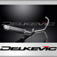 YAMAHA YBR125ED 2005-2016 Echappement Complet Silencieux 350mm Rond Carbone