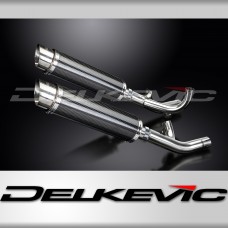 YAMAHA V-MAX 1700 2009-2016 Echappement DECAT Silencieux 350mm Rond Carbone