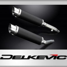 Yamaha XJ900S Diversion 1994-2003 Echappement KIT-Silencieux 350mm Rond Carbone