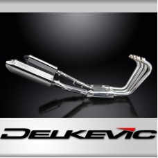 YAMAHA XJR1200 1995-1998 Echappement Complet 4-2 Silencieux 320mm Tri-Ovale Inox