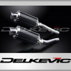 YAMAHA XJR1200 1995-98 Echappement Silencieux 225mm Ovale Carbone PISTE