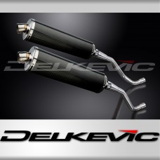 YAMAHA XT660X XT660R 2004-2016 Echappement Silencieux 450mm Ovale Carbone