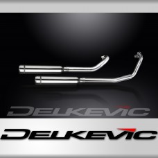 YAMAHA XVS650 DRAGSTAR 97-03 Echappement Complet 2-2 Custom 410mm Pot Bull Nose