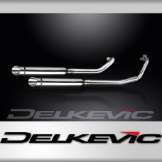 Yamaha XVS650 Dragstar 97-03 Echappement Complet Silencieux 410mm Coupe Oblique