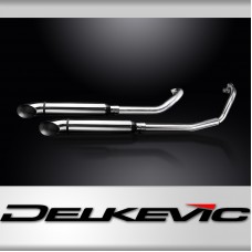 YAMAHA XVS650 DRAGSTAR 97-03 Echappement Complet 2-2 Custom 410mm Pot TurnOut 