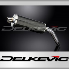 TRIUMPH TIGER 900 (885) 1999-2001 Echappement Silencieux 350mm Ovale Carbone