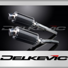 TRIUMPH Trident 750 900 1991-93 Echappement Silencieux 225mm Ovale Carbone PISTE