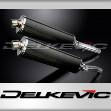 TRIUMPH TRIDENT 900 1994-1998 Echappement Silencieux 450mm Ovale Carbone