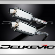 TRIUMPH Trident 900 1994-1998 Echappement Silencieux 225mm Ovale Inox PISTE