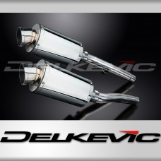 TRIUMPH Trophy 1200 1991-1993 Echappement Silencieux 225mm Ovale Inox PISTE