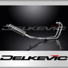 SUZUKI GS500E GS500F 1989-2009 Echappement 2-1 Complet 350mm Ovale Carbone