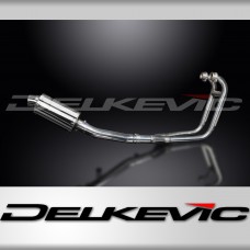 SUZUKI GS500E GS500F 1989-2009 Echappement 2-1 Complet 225mm Ovale Inox PISTE