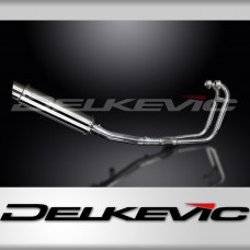 SUZUKI GS500E GS500F 1989-2009 Echappement Complet 2-1 Silencieux350mm Rond Inox
