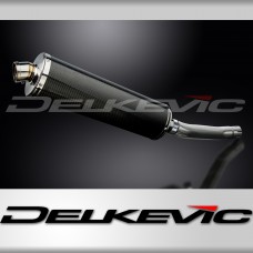 SUZUKI GS500E GS500F 1989-2009 Echappement Silencieux 450mm Ovale Carbone