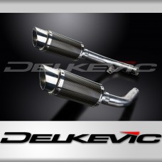 HONDA CBF1000/GT/ABS 2006-2011 Echappement Silencieux 2x200mm Rond Carbone PISTE