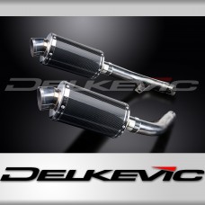 HONDA CBF1000/GT/ABS 2006-2011 Echappement Silencieux 2x225mm OvaleCarbone PISTE