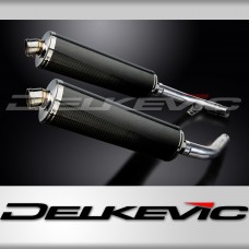 HONDA CBF1000 GT ABS 2006-2011 Echappement Silencieux 2x450mm Ovale Carbone