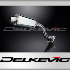 HONDA VFR750 1990-1993 Echappement HAUT Silencieux 225mm Ovale Inox PISTE