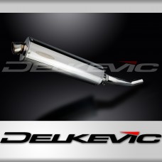 SUZUKI GSX750 1998-2002 Echappement Silencieux 450mm Ovale Inox