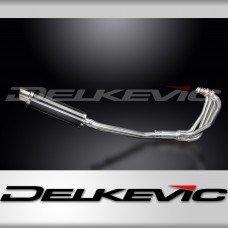 SUZUKI GSX750F Sport 1998-2006 Echappement Complet 4-1 Pot 350mm Rond Carbone 