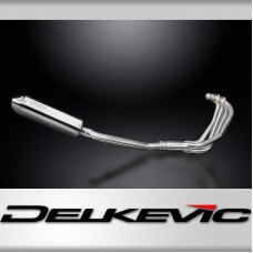 SUZUKI GSX600F 1997-2006 Echappement Complet 4-1 Silencieux 320mm Tri-Ovale Inox