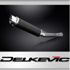 Suzuki GSX600F 1997-2006 Echappement KIT-Silencieux 350mm Rond Carbone