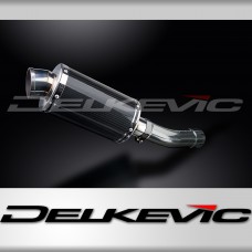 SUZUKI GSX650F 2007-2016 Echappement Silencieux 225mm Ovale Carbone PISTE 