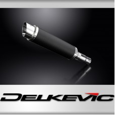 Kymco Xciting 400i 2014-2017 Echappement KIT-Silencieux 350mm Rond Carbone