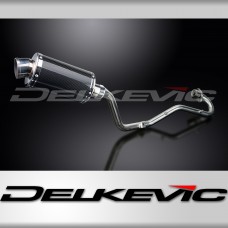 HONDA XR125L 2003-2010 Echappement Complet Silencieux 225mm Ovale Carbone PISTE