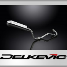 HONDA XR125L 2003-2010 Echappement Complet Silencieux 320mm Tri-Ovale Inox