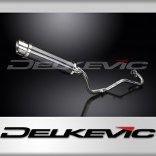 HONDA XR125L 2003-2010 Echappement Complet Silencieux 350mm Rond Carbone