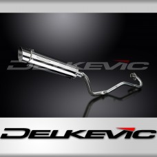 HONDA XR125L 2003-2010 Echappement Complet Silencieux 350mm Rond Inox