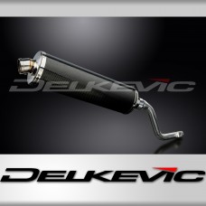 HONDA XR125L 2003-2010 Echappement Silencieux 450mm Ovale Carbone