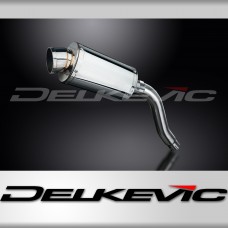 HONDA XL650V TRANSALP 2000-2008 Echappement Silencieux 225mm Ovale Inox PISTE