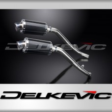 HONDA XL1000V Varadero 1999-2014 Echappement Silencieux 2x225 Ovale Carbon PISTE