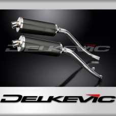 HONDA XL1000 V VARADERO 1999-2014 Echappement Silencieux 350mm Ovale Carbone