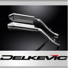 HONDA XL1000 V VARADERO 1999-2014 Echappement Silencieux 320mm Tri-Ovale Inox