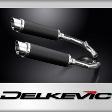 Honda VTR1000 SP1 2000-2001 Echappement KIT-Silencieux 350mm Rond Carbone