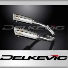 HONDA VTR1000 SP1 2000-2001 Echappement Silencieux 2x 200mm Rond Inox PISTE